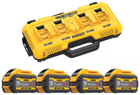DeWalt 60V FlexVolt Backpack Blower + String Trimmer + Battery & Charger Bundle Deal