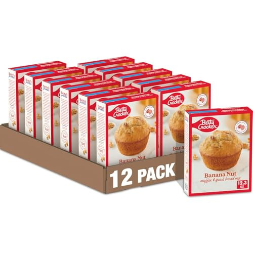 Betty Crocker Banana Nut Muffin and Quick Bread Mix 12-Pack
