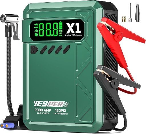 YESPER Jump Starter with Air Compressor Deal