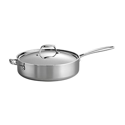 Tramontina Signature Tri-Ply Clad Stainless Steel 6-Quart Saute Pan with Lid Deal