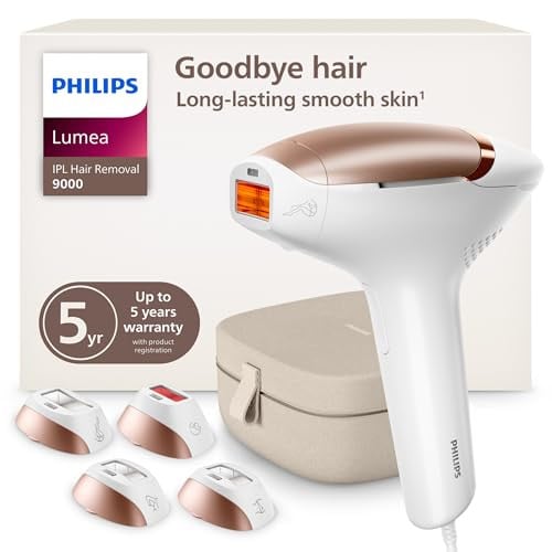 Philips Lumea 9000 Series IPL Hair Removal Device with SenseIQ and 4 Attachments Deal