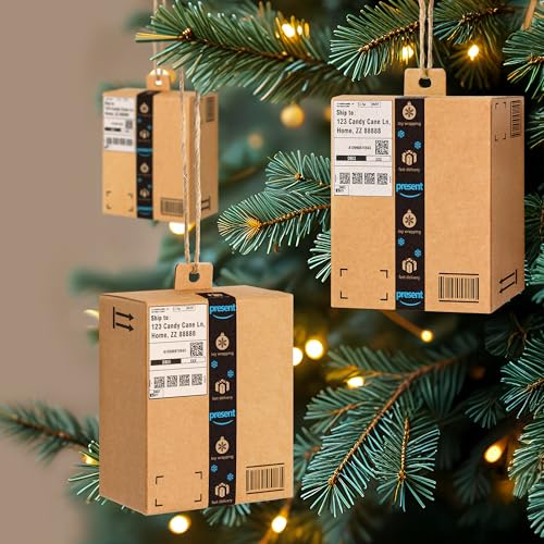 Christmas Mini Package Tree Ornaments 10-Pack Deal