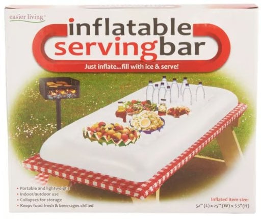 Inflatable Serving Bar w/ Drain Plug Deal