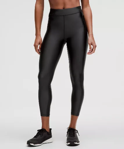 Lululemon Women's Satin Shine High-Rise Leggings (Black)