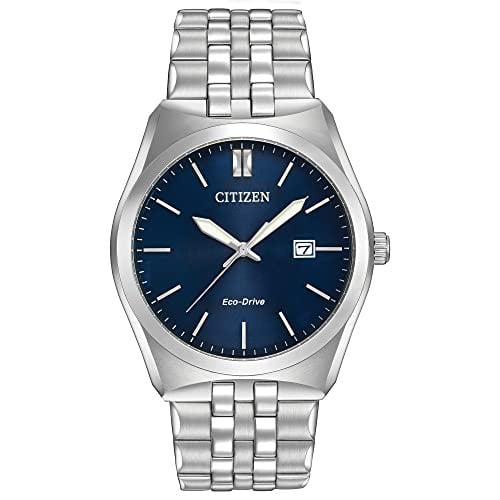 40mm Citizen Men's Classic Corso Eco-Drive Watch w/ SS Bracelet & Blue Dial Deal