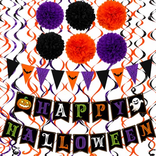 16-Piece Halloween Decorations Kit