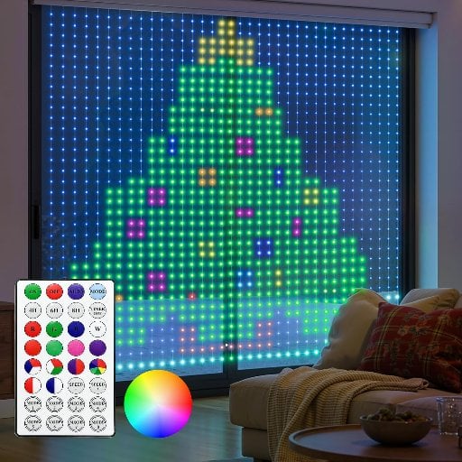 Brightown 400 RGBIC LED Smart Curtain Fairy Lights Deal