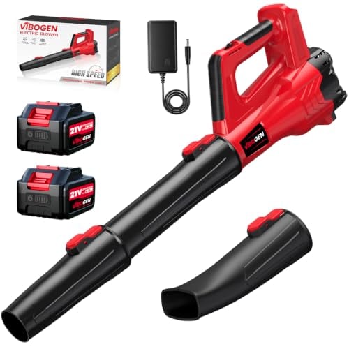 Electric Leaf Blower Cordless 420CFM 150MPH with 2x4.0Ah Batteries