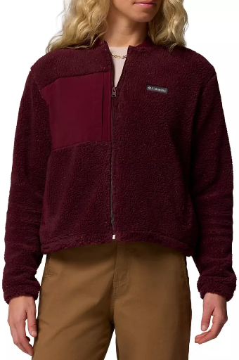 Columbia Women's Stellar Path Fleece Bomber Full Zip Jacket Deal