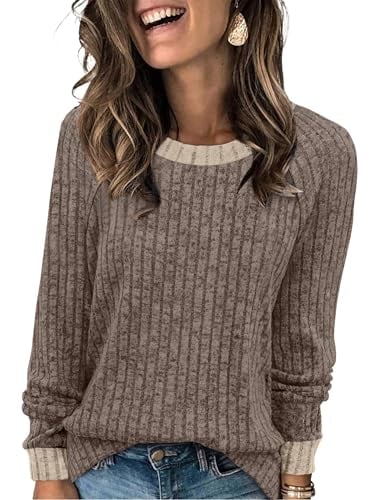 WIHOLL Color Block Long Sleeve Shirts Deal