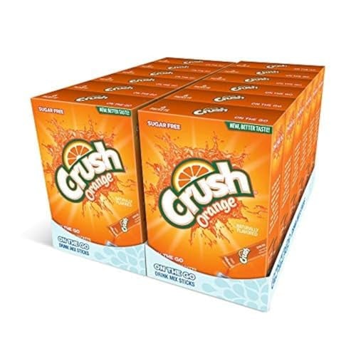 Orange Crush Powder Drink Mix, Sugar Free (72 Sticks) Deal
