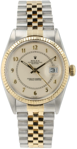 Rolex Datejust Boiler Dial Gold & Steel 36mm Automatic Men’s Watch Deal