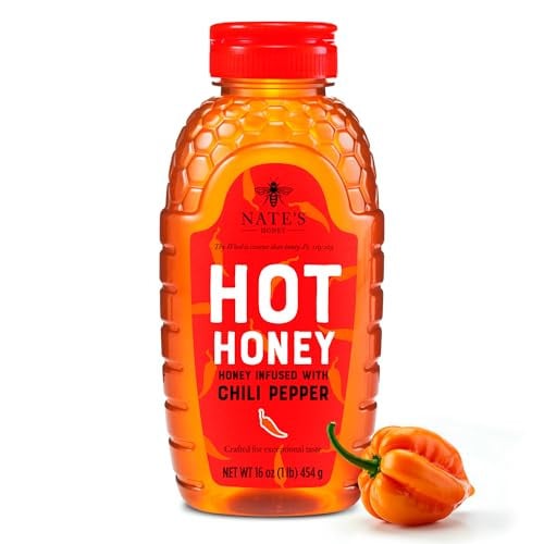 Nate's Hot Honey 16 oz Squeeze Bottle