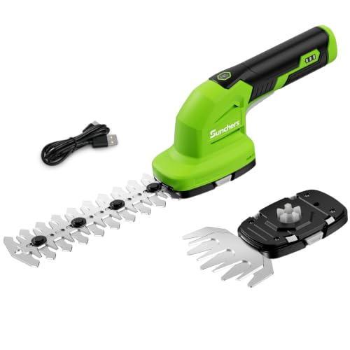 7.2V 2-in-1 Cordless Electric Hedge Trimmer