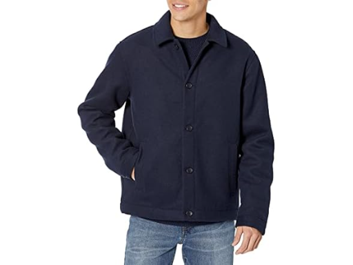Amazon Essentials Men's Wool-Blend Bomber Jacket