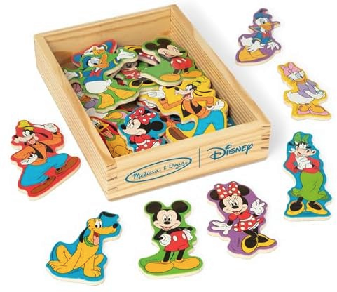 Melissa & Doug Disney Mickey Mouse Wooden Character Magnets 20-Piece Deal
