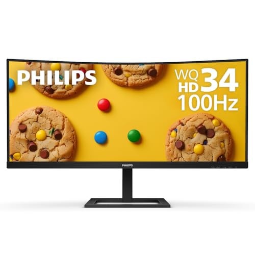 Philips 346E2CUAE 34" Curved UltraWide QHD Monitor 100Hz 1ms MPRT USB-C Deal