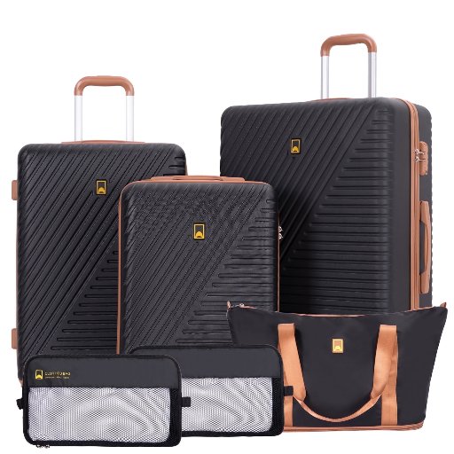 Landisun 6-Piece Hardside Luggage Set w/ TSA Locks