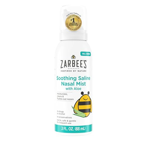 Zarbee's Baby Nasal Saline Spray 3-Oz