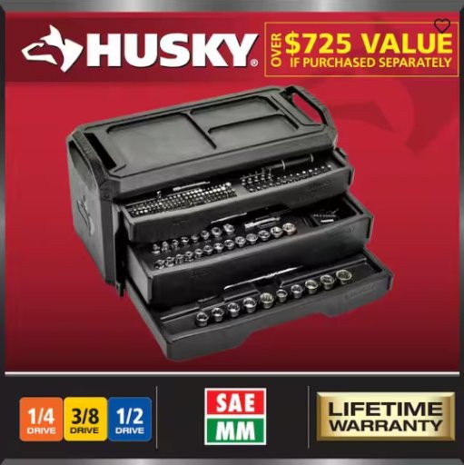 Husky Mechanics Tool Set (280-Piece)