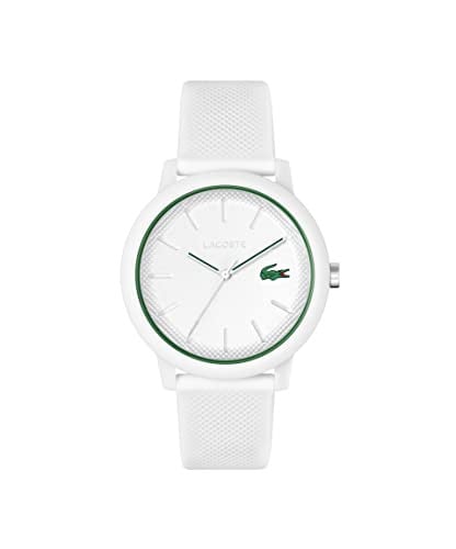Lacoste 12.12 Men's 42mm Quartz Watch w/ Rubber Strap Deal