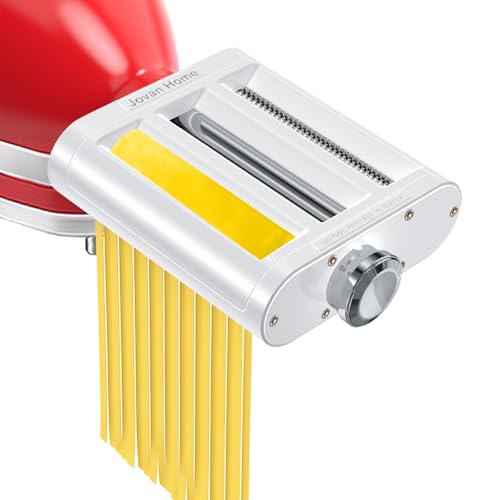Jovan Home 3-in-1 Pasta Maker Attachment for KitchenAid Stand Mixers