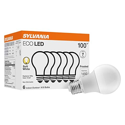 Sylvania ECO LED A19 Light Bulb 6-Pack, 100W Equivalent