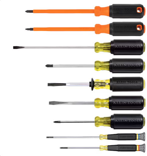Klein Tools 9-Piece Electrician Screwdriver Set Deal