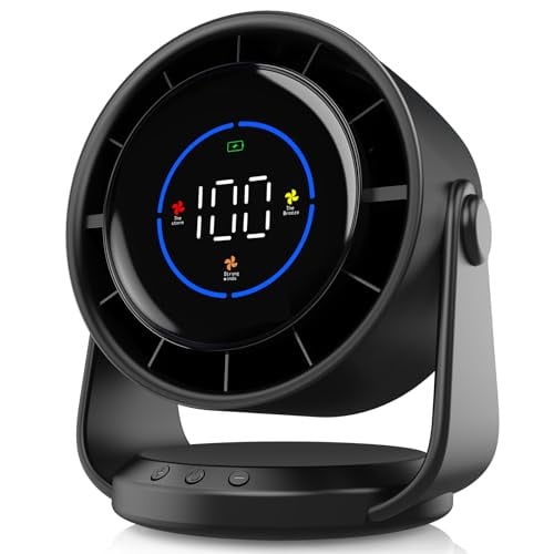 YOSHENMO 7.5" 100-Speed Rechargeable Desk Fan Deal