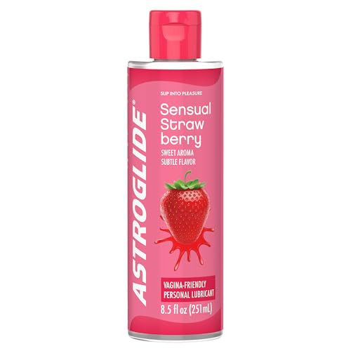 Astroglide Strawberry Flavored Personal Lubricant (8.5oz)