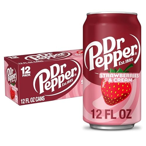 Dr Pepper Strawberries and Cream Soda 3 x 12-Pack Deal