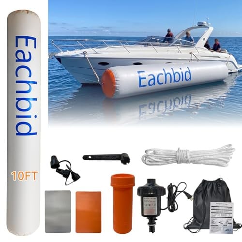 10FT Inflatable Boat Fenders for Docking with Electric Air Pump
