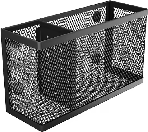 Staples Magnetic 2-Compartment Organizing Bin
