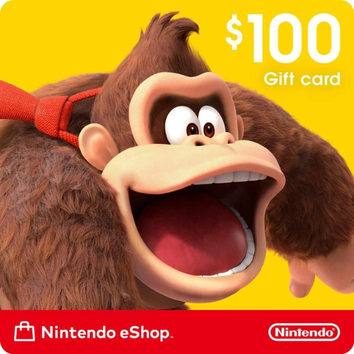 Nintendo eShop Gift Card, 100 USD Value (Email Delivery)