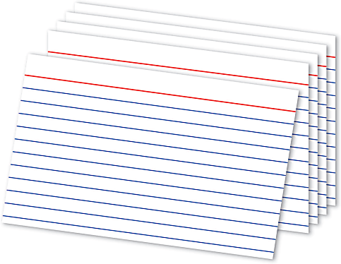 Office Depot Brand Ruled Index Cards, 4" x 6", White, 300 Count Deal