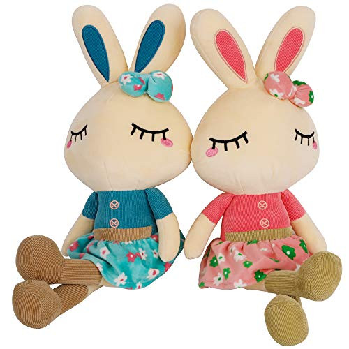 Cllayees Easter Bunny Plush 2-Pack