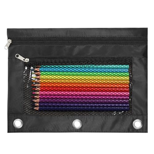 Pencil Pouch for 3-Ring Binders, 4-Pack Deal