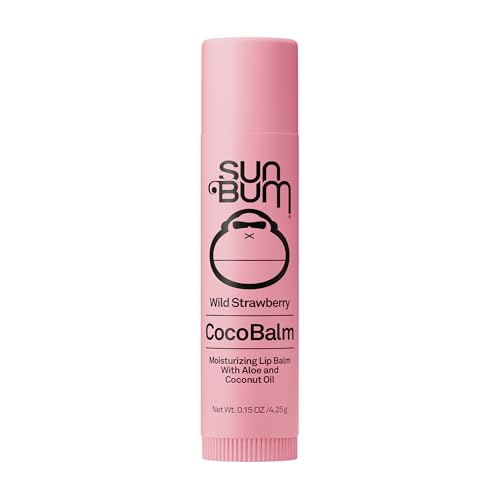 Sun Bum Cocobalm Hydrating Lip Balm Wild Strawberry or Banana Cream Deal