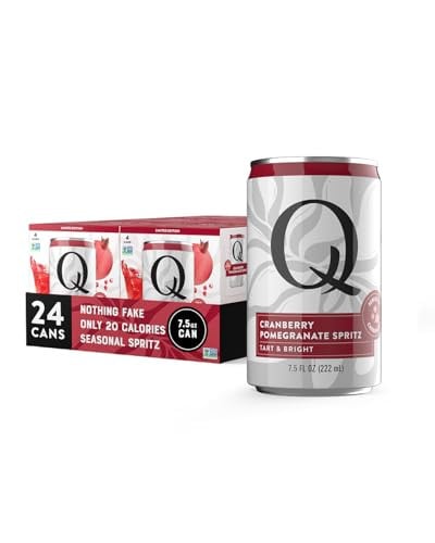 Q Mixers Cranberry-Pomegranate Spritz Cocktail Mixer 24-Pack 7.5-Oz