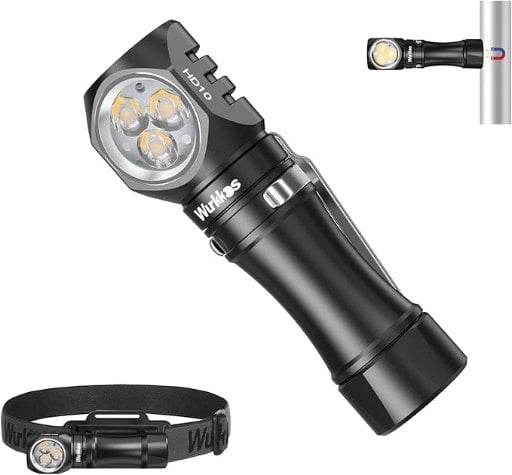 Wurkkos HD10 Mini Angle 1200LM LED Flashlight Deal