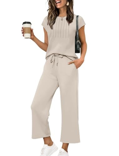 SAMPEEL Two Piece Sets for Women Summer Outfits Deal