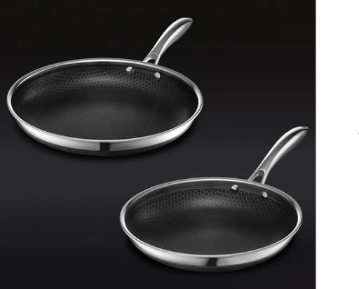 HEXCLAD Perfect Pan Duo - 10" & 12" Hybrid Pans Deal
