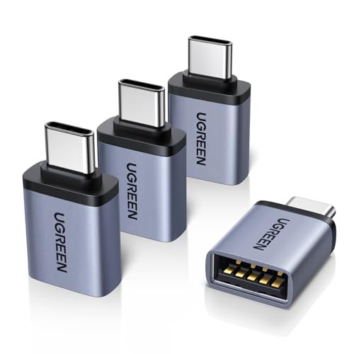UGREEN USB 3.2 USB-A Female to USB-C Male Adapters 4-Pack