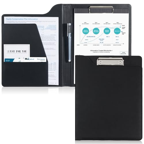 ProCase A4 Leather Padfolio Clipboard Folder Deal