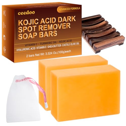Ceedoo Kojic Acid Dark Spot Remover Soap 2-Pack