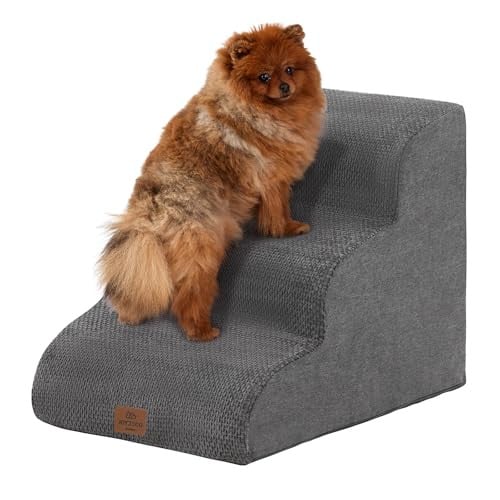 Joydeco 17.1" 3-Step Non-Slip Balanced Ramp Pet Stairs Deal