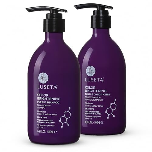 Luseta Purple Shampoo & Conditioner Set 16.9-Oz Each