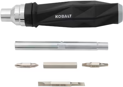 Kobalt 10-Piece 4-in Magnetic Ratcheting Multi-Bit Screwdriver Set Deal