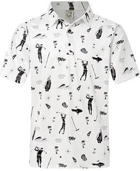 Hardaddy Mens Golf Polo Shirts Dry Fit Deal