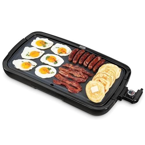 Dash Deluxe Everyday Griddle Electric Griddle with Removable Plate Nonstick, Black Deal